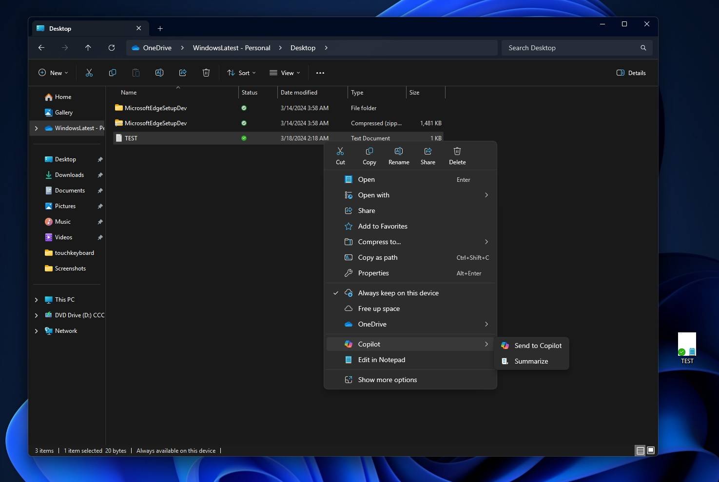 copilot-in-file-explorer copilot-in-file-explorer